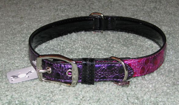 Purple and pink collar