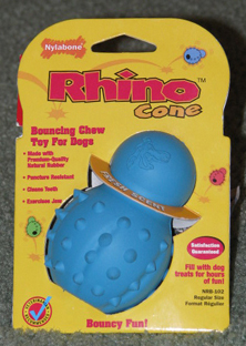 Rhino Cone Dog Toy